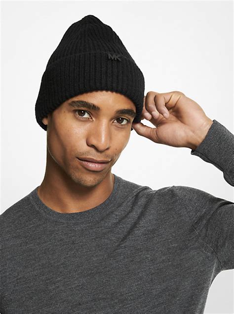 michael kors beanie mens|ribbed knit beanie hat.